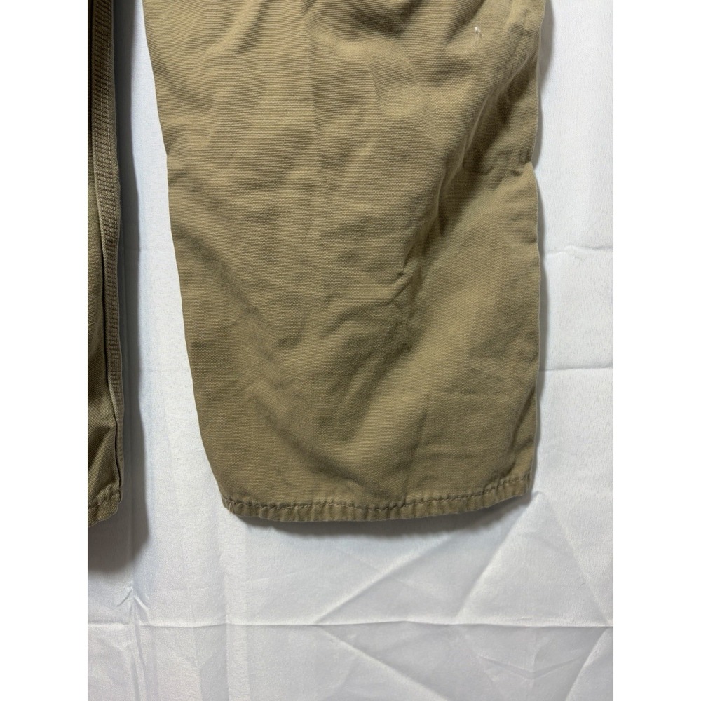 Carhartt FR Pants Mens 38x32 Beige Flame Resistant Canvas Work Carpenter CAT 2 - Picture 10 of 16